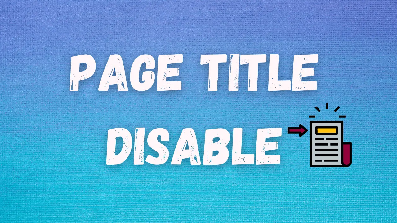 disable-page-title